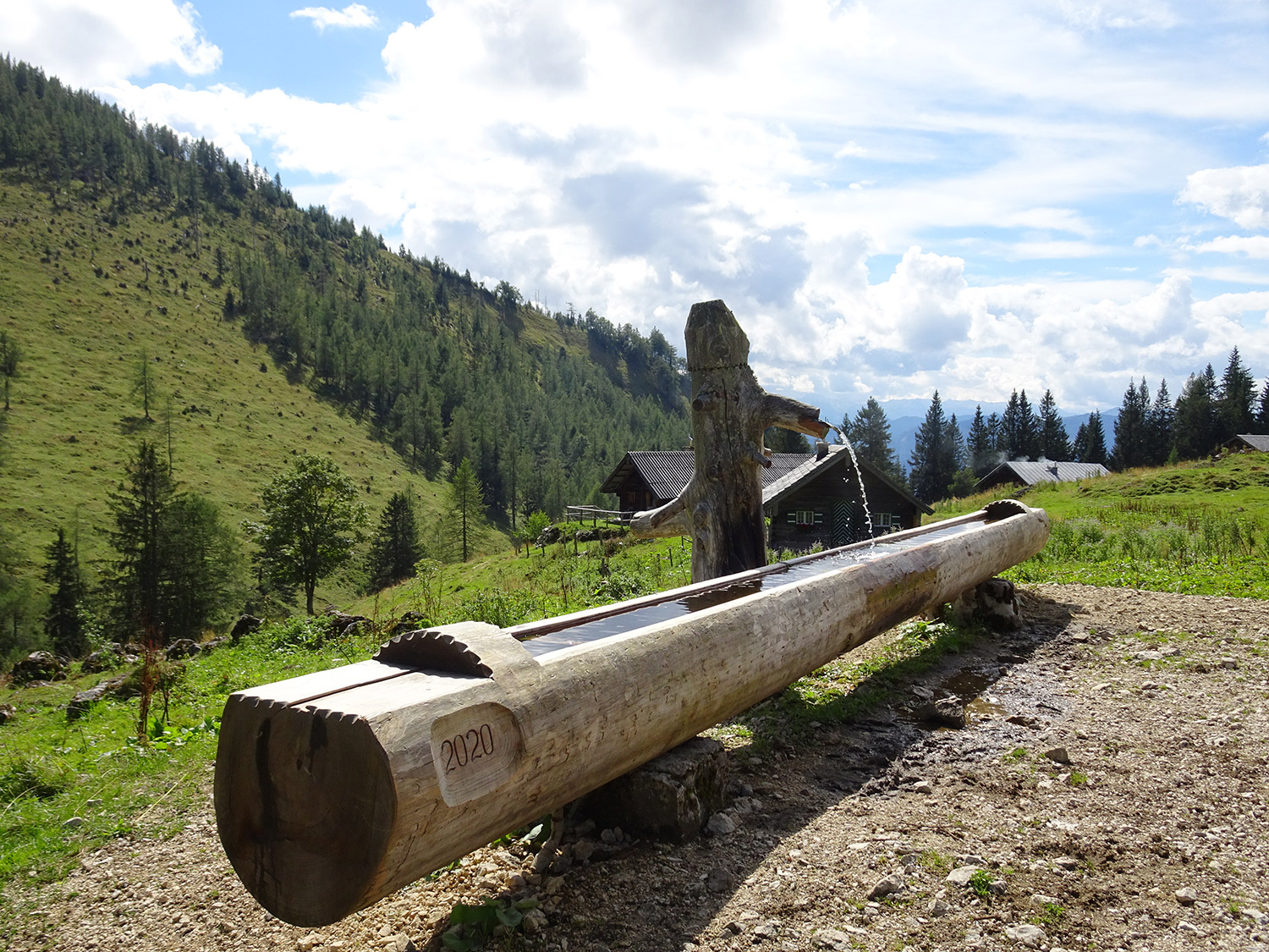 97_Leonsbergalm_Traditionelle-Holzbauweise_Traenketrog-Laerche